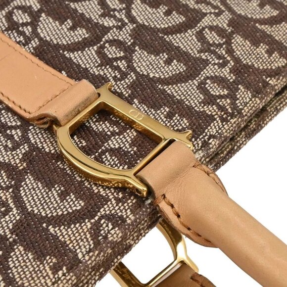 Christian Dior Brown Trotter Tote Handbag - Picture 4 of 11